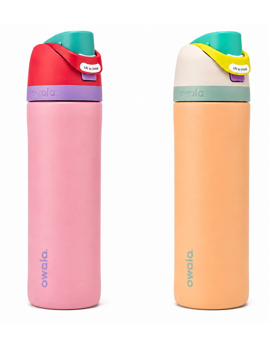 Set termo de acero inoxidable con tapa rosca