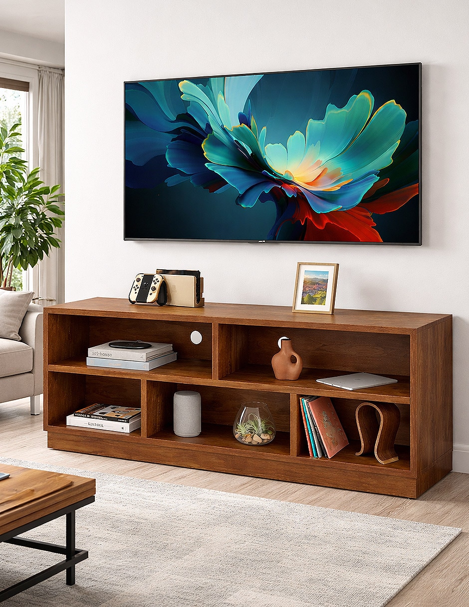 Mueble de tv armable de melamina 6
