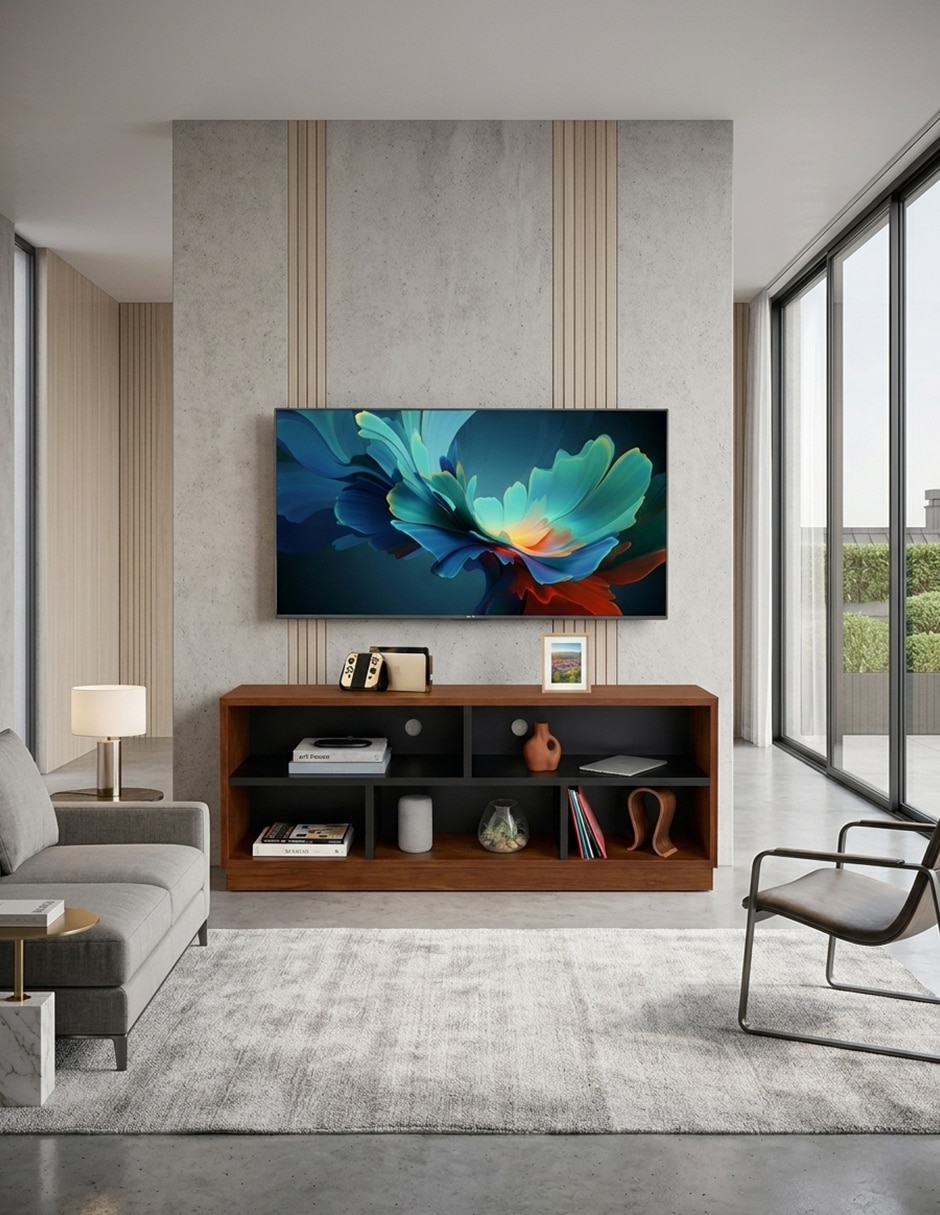 Mueble de tv armable de melamina 6