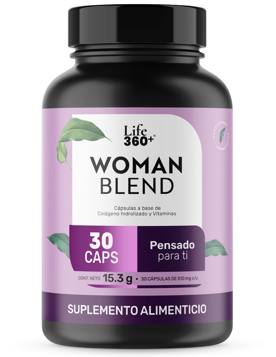 Woman Blend con Colágeno Hidrolizado de 30 cápsulas Woman Blend con Colágeno Hidrolizado de 30 cápsulas