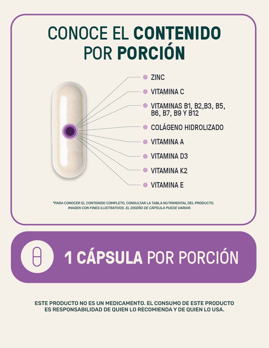 Woman Blend con Colágeno Hidrolizado de 30 cápsulas 5