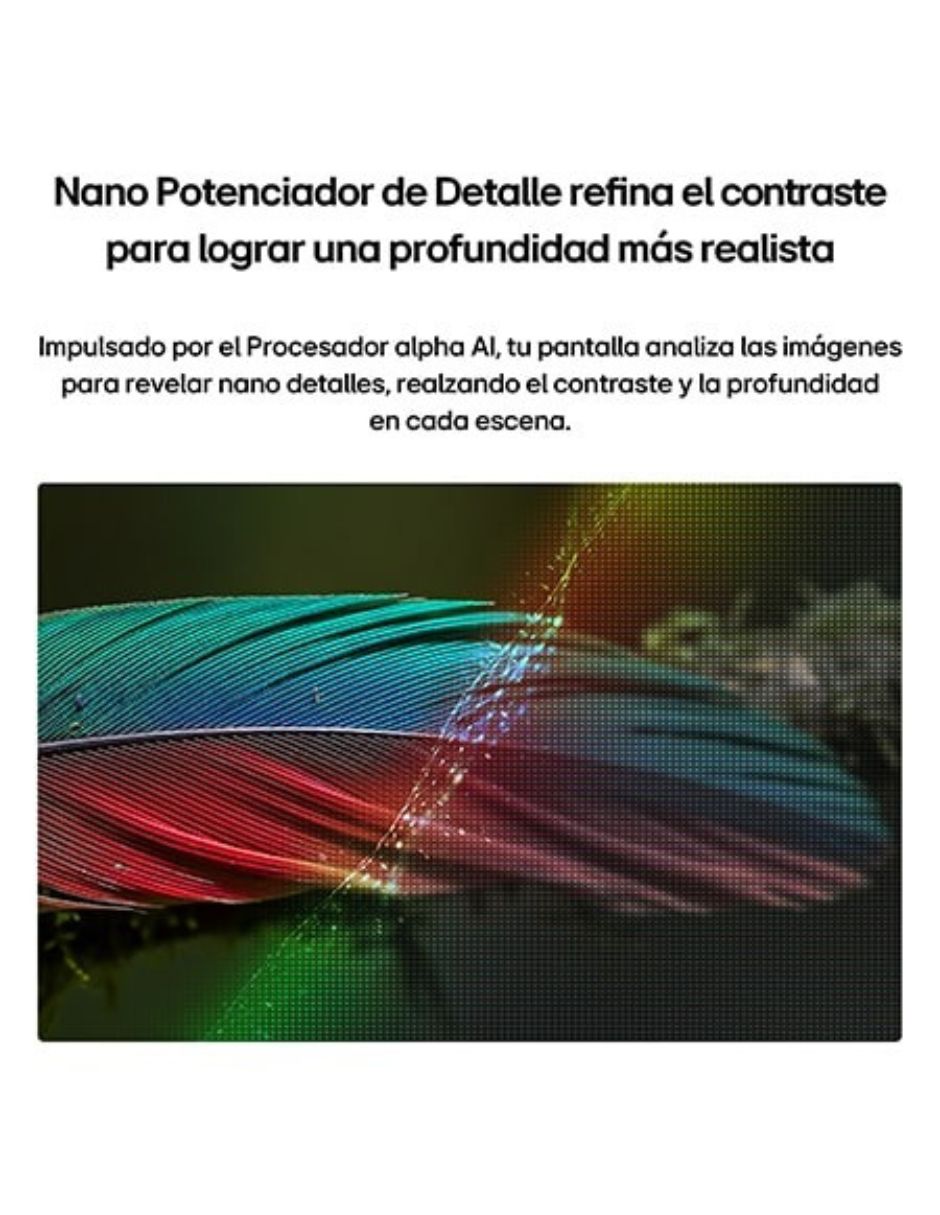 Pantalla smart tv nanocell de 4k 55nu855bpsa con webos con ai sound 3