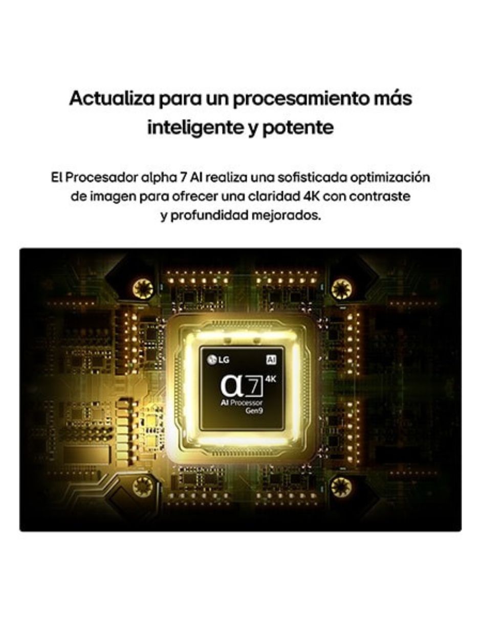 Pantalla smart tv nanocell de 4k 55nu855bpsa con webos con ai sound 2