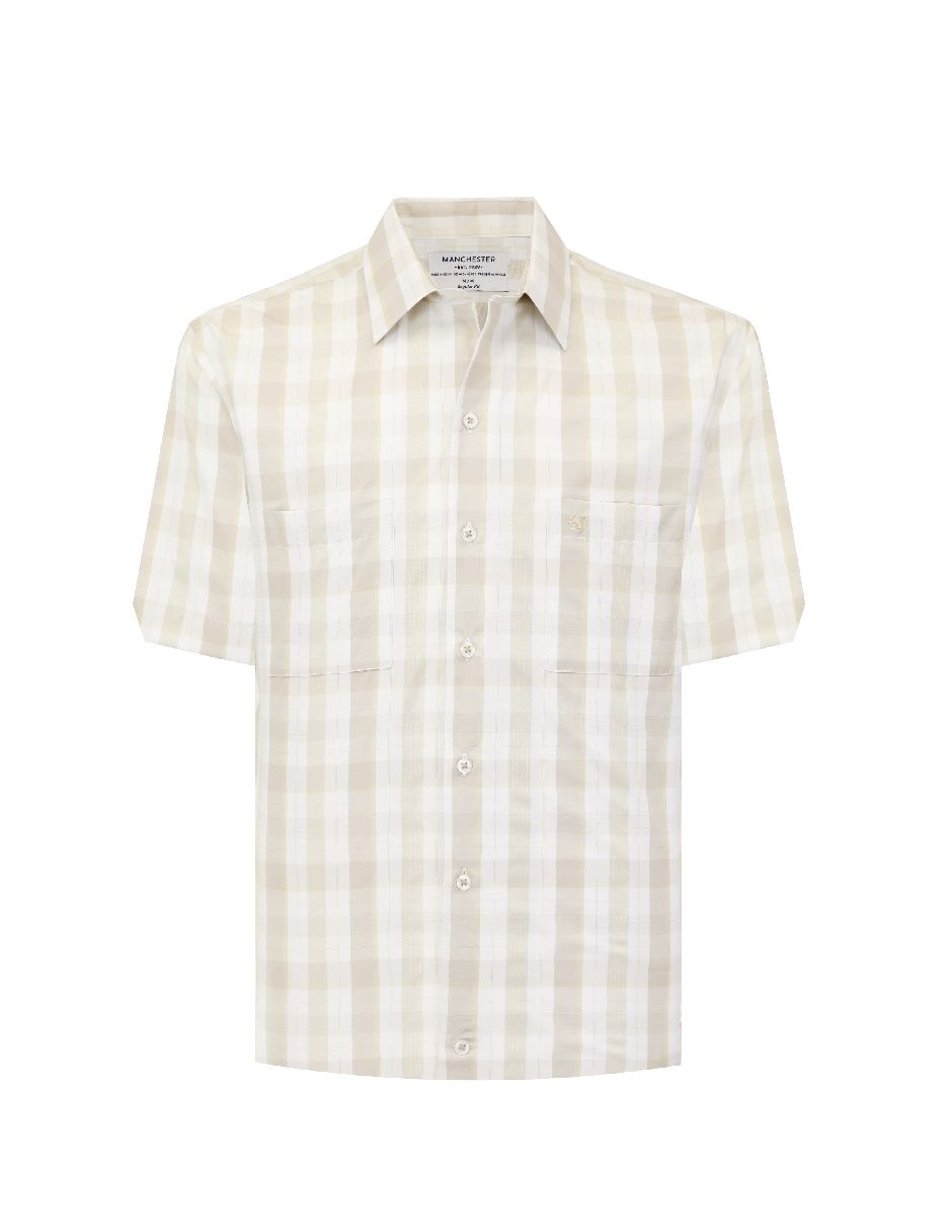 Camisa casual manga corta para hombre 5