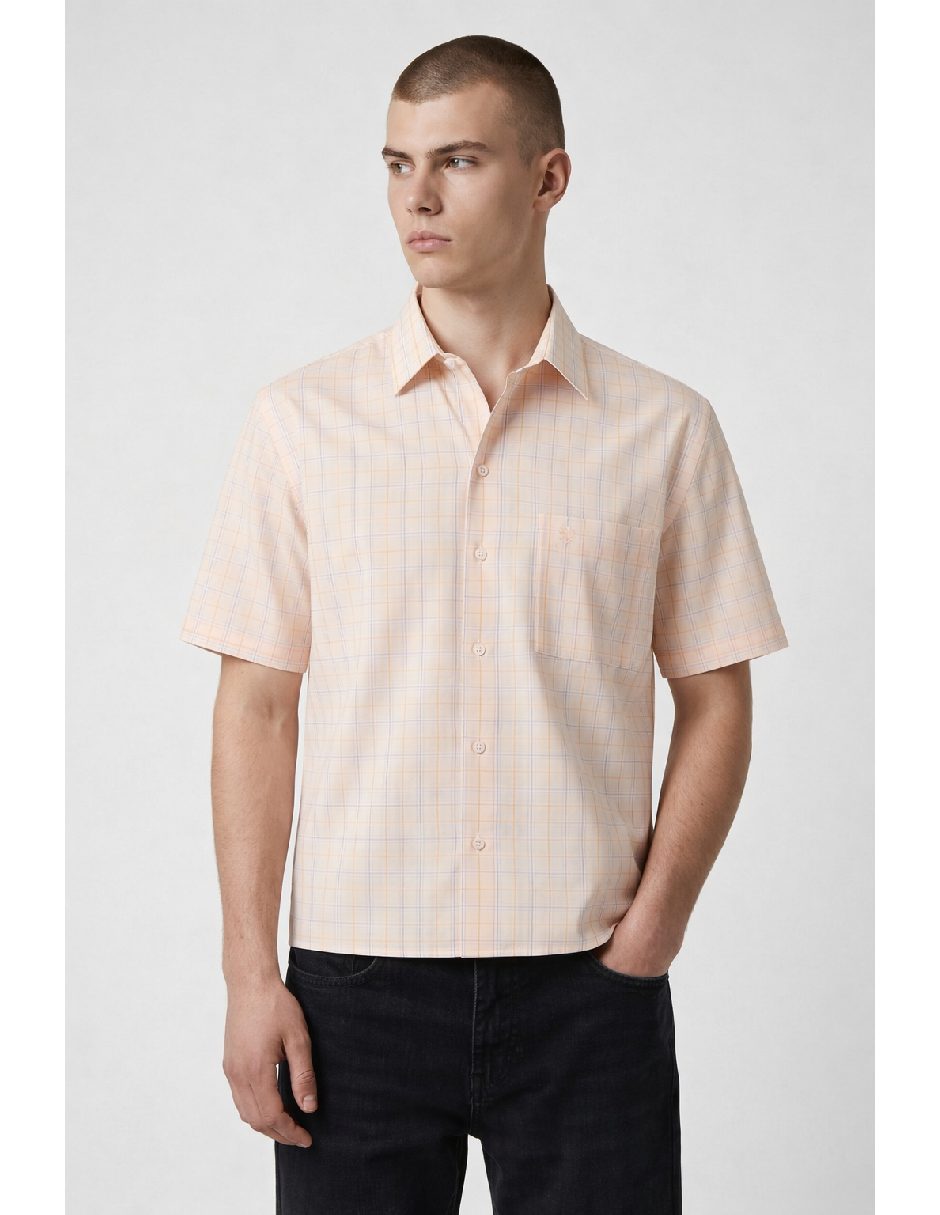 Camisa casual manga corta para hombre Camisa casual manga corta para hombre