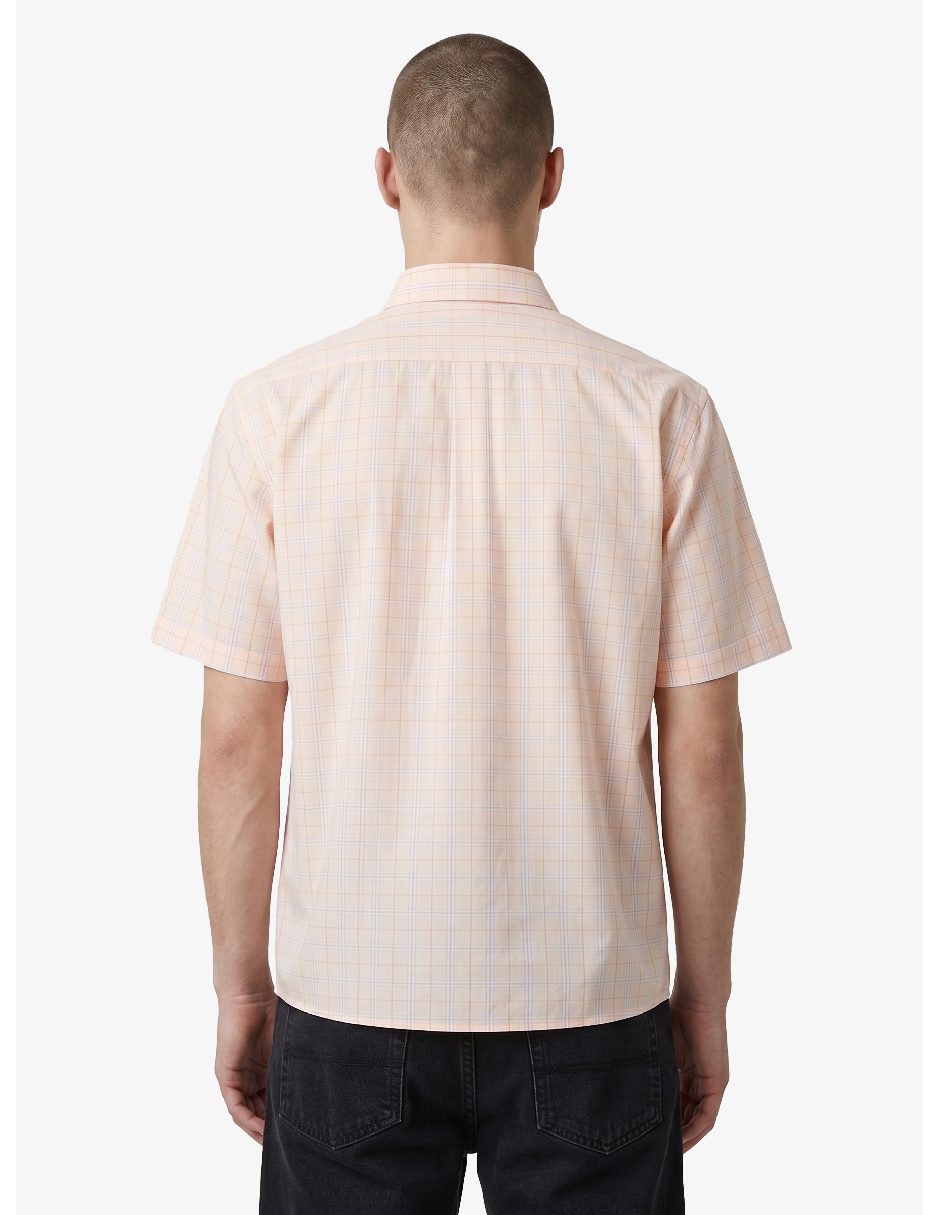 Camisa casual manchester manga corta para hombre 7