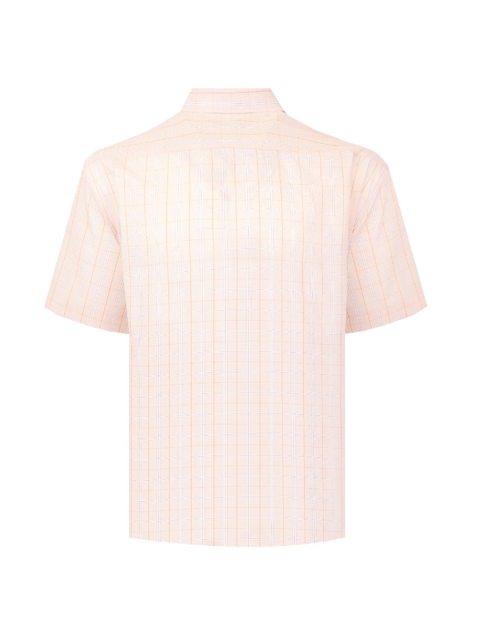 Camisa casual manchester manga corta para hombre 4