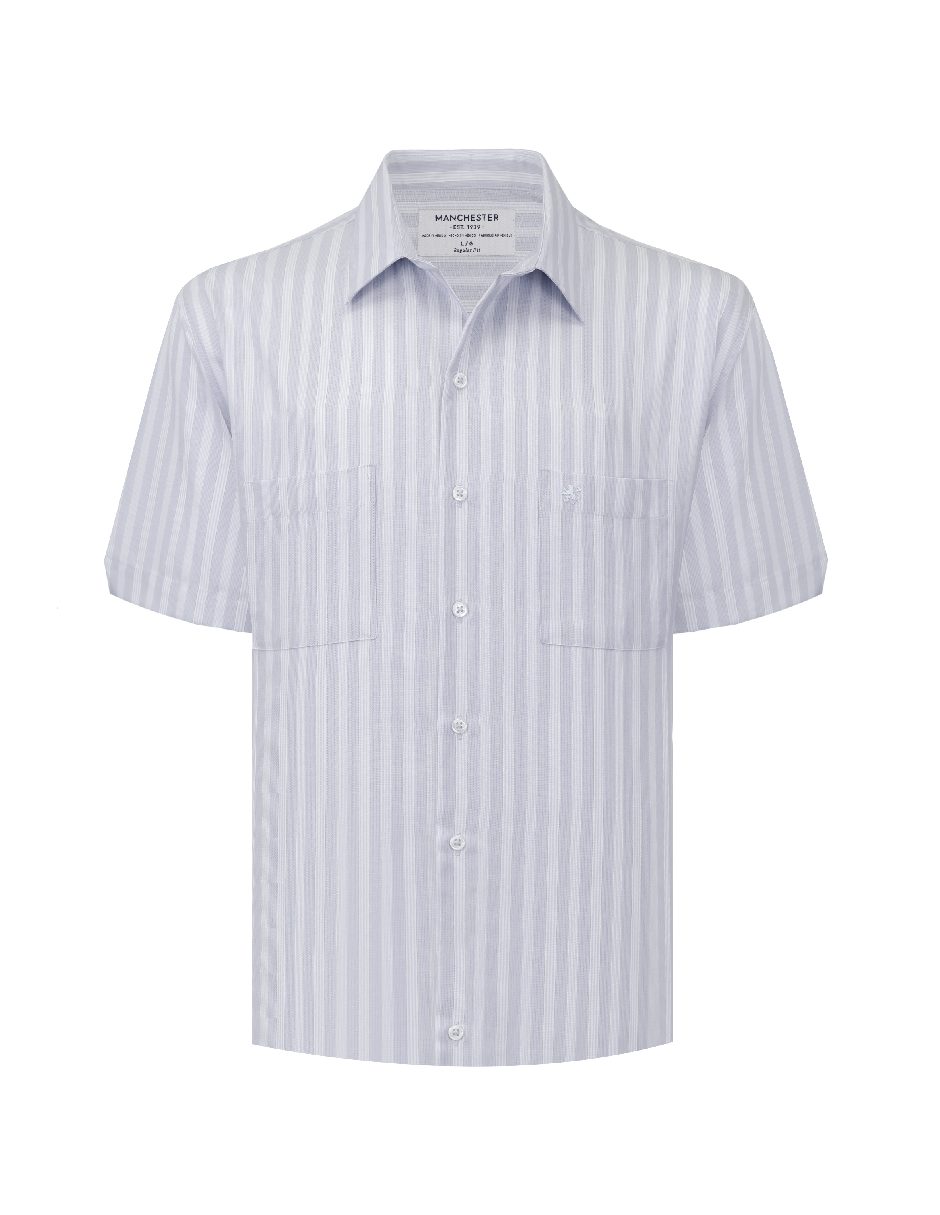 Camisa casual manga corta para hombre 1
