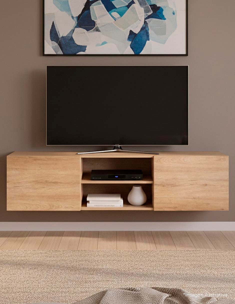 Mueble flotante para TV armable Malta de MDF 5