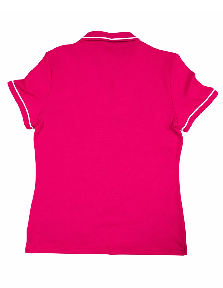 Playera manga corta cuello polo para mujer