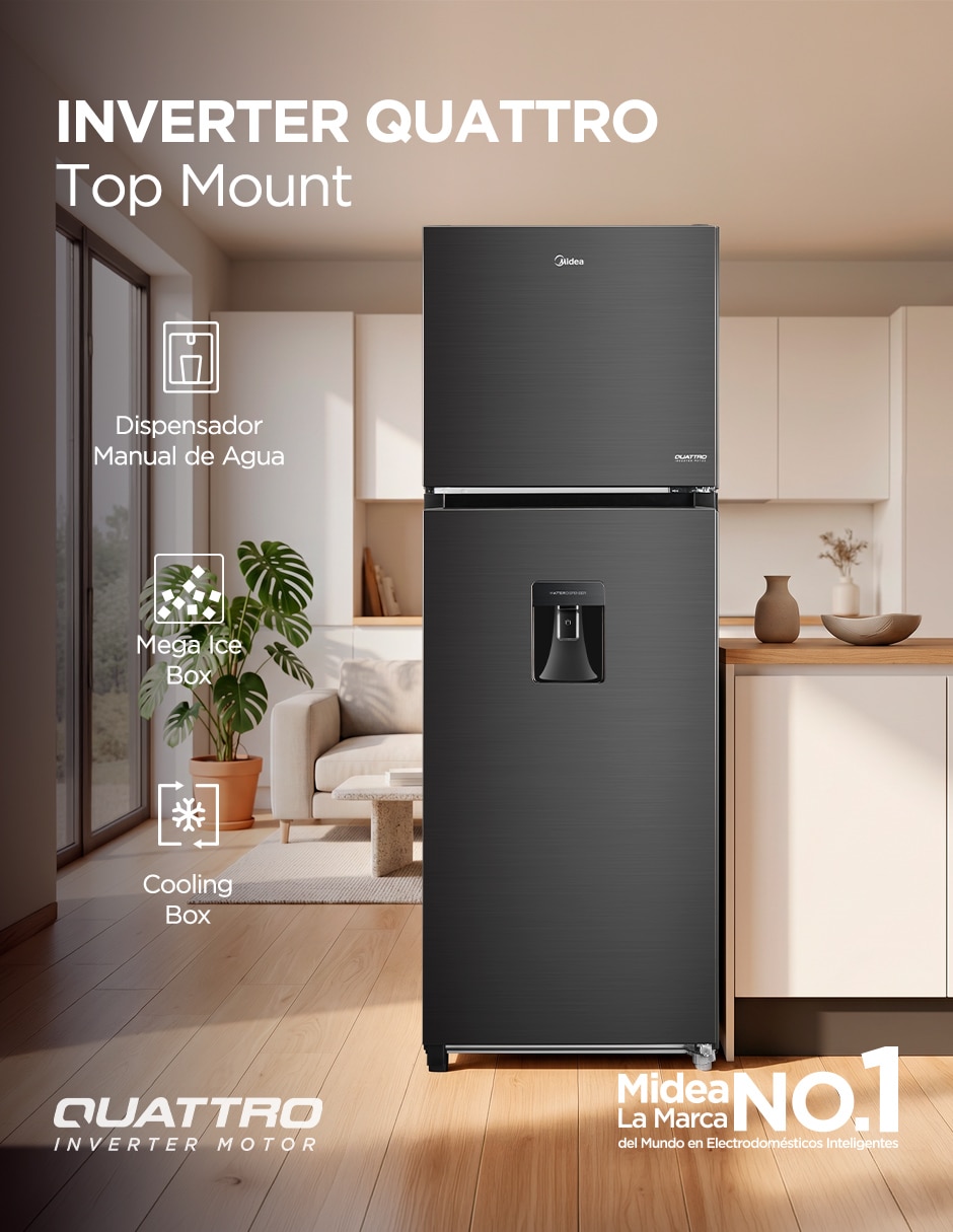 Refrigerador Top mount Top Mount Inverter Quattro Tecnología Inverter y Sí MDRT489MTM28WD 3