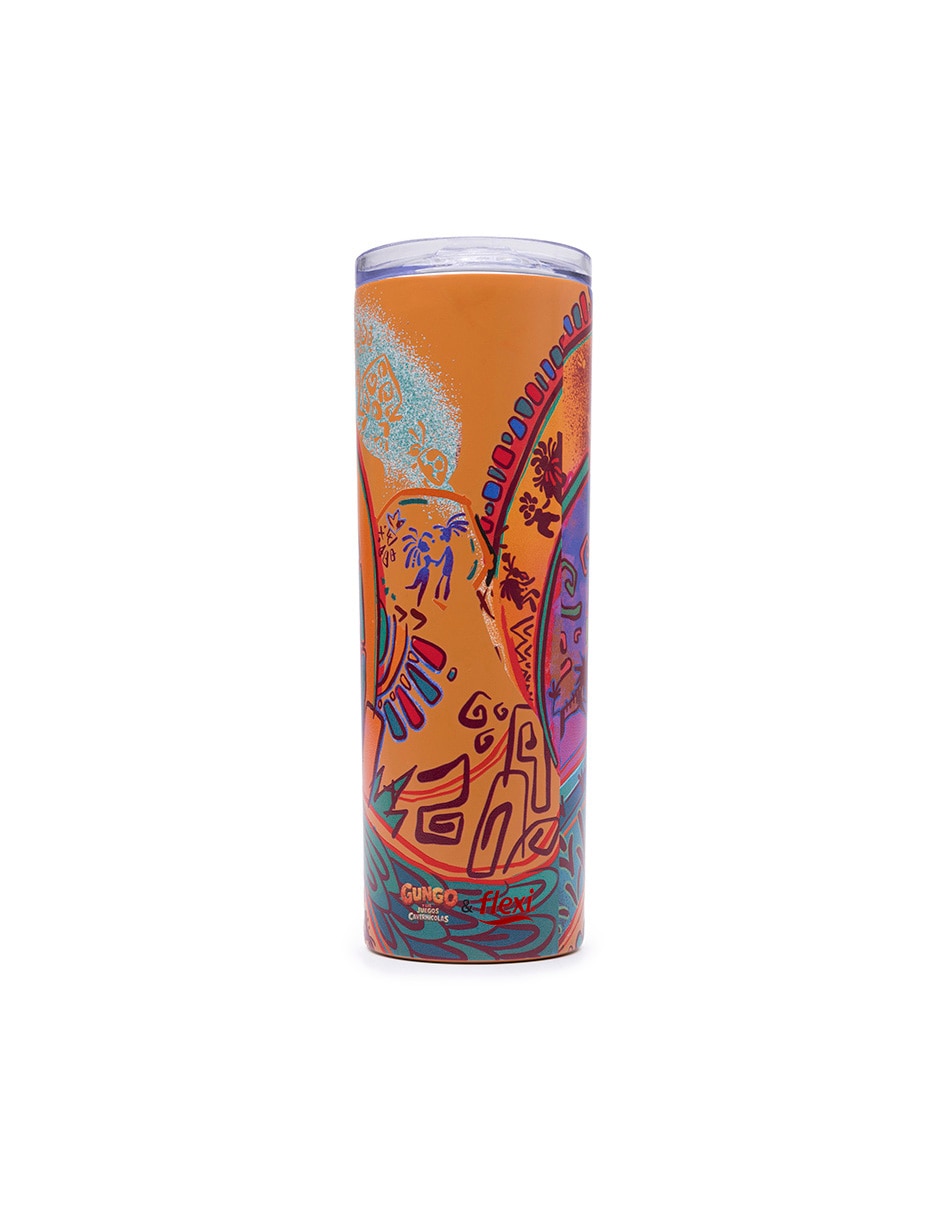 Termo de acero inoxidable con tapa Flip top 600 ml Termo de acero inoxidable con tapa Flip top 600 ml