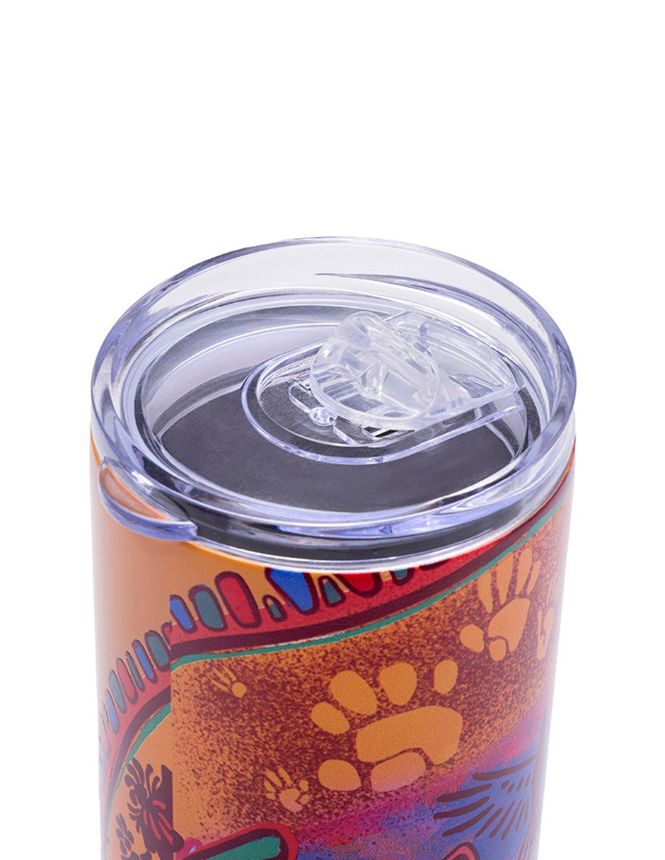 Termo de acero inoxidable con tapa Flip top 600 ml 3