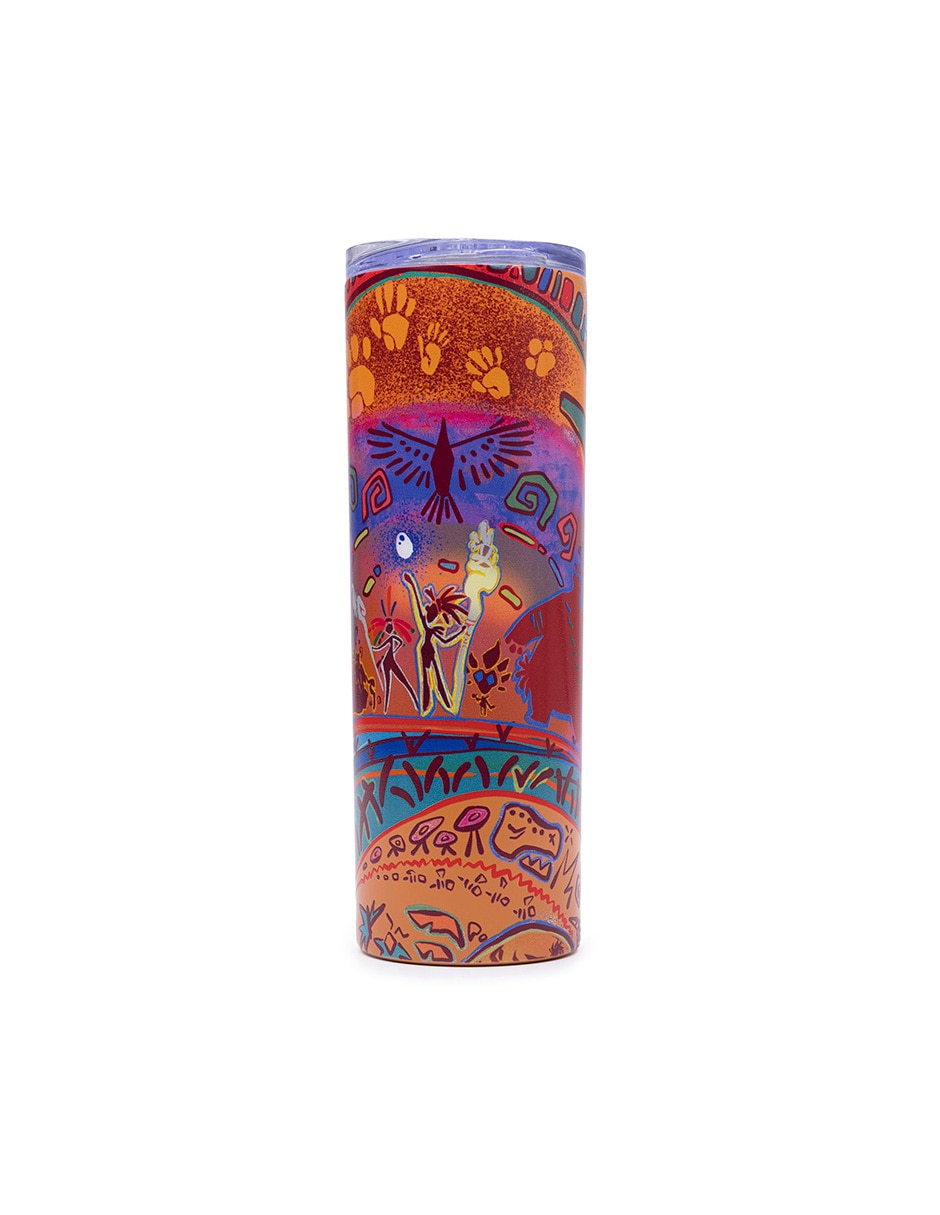 Termo de acero inoxidable con tapa Flip top 600 ml 2