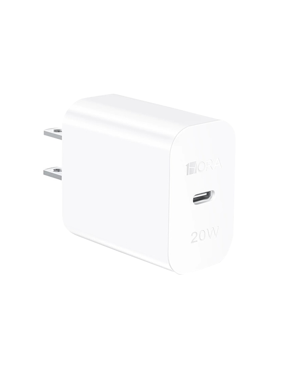 Cargador pared Lightning + USB tipo C 20 W 5