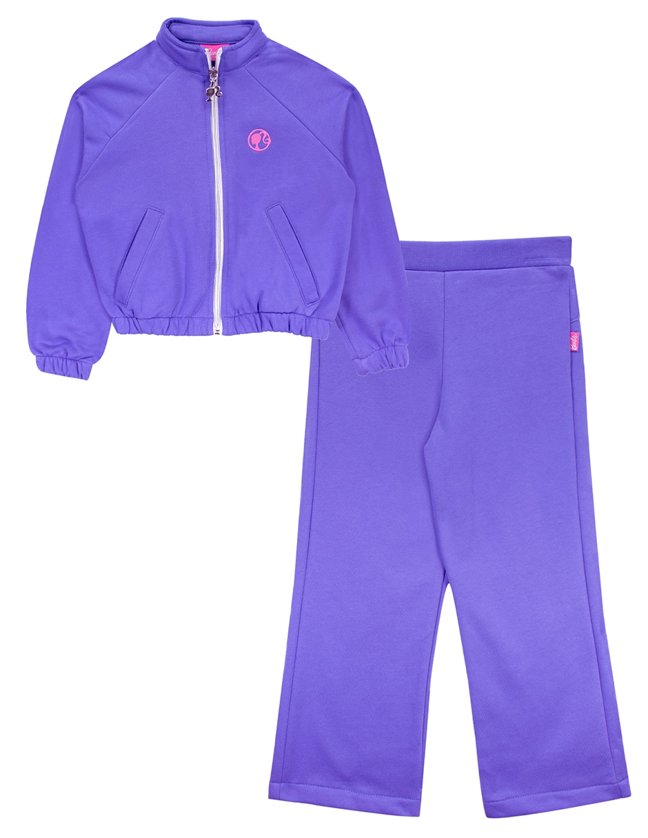 Conjunto Casual BARBIE de Felpa para Infantil Niña