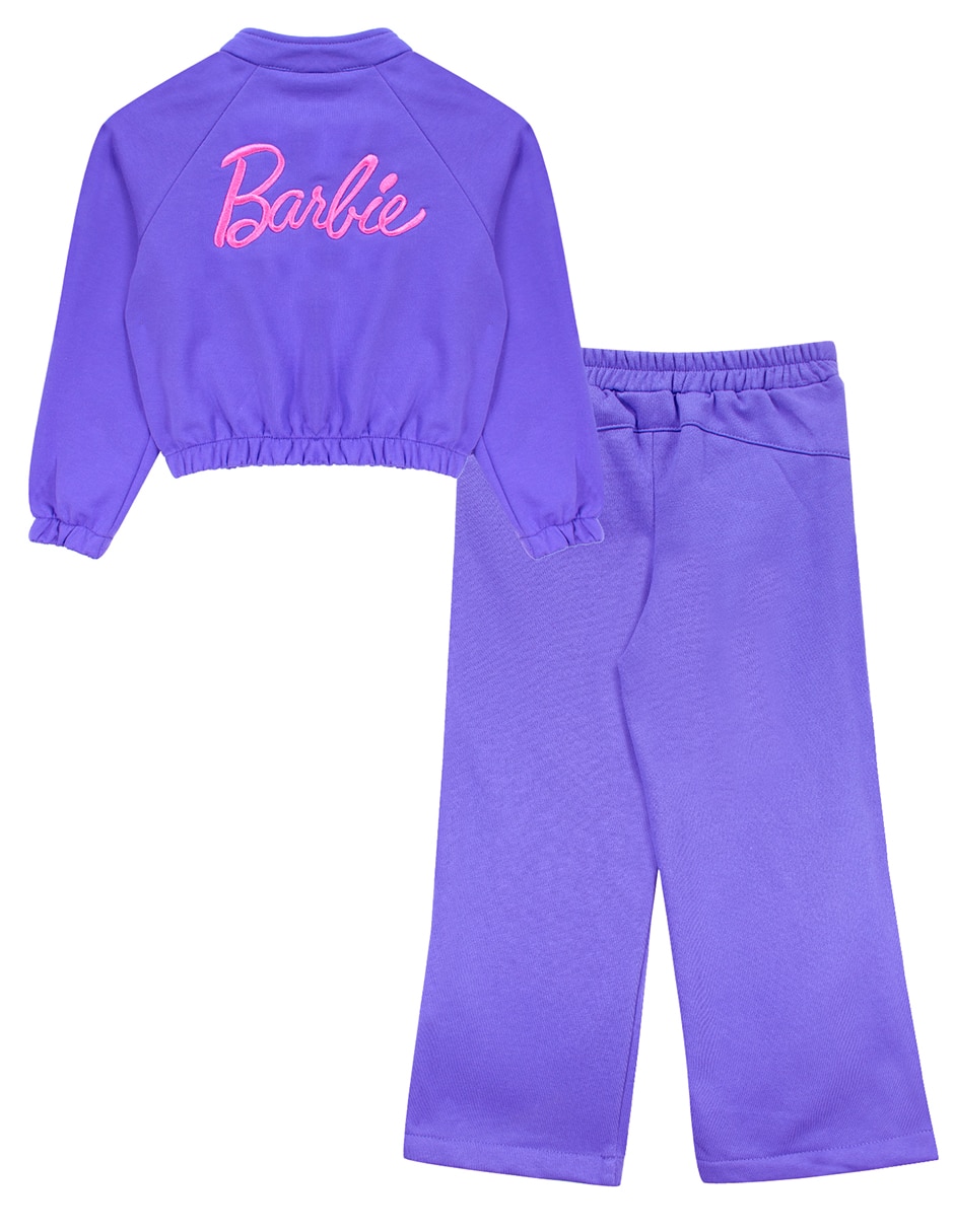 Conjunto Casual BARBIE de Felpa para Infantil Niña