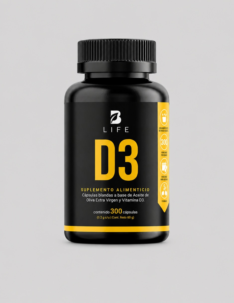 Vitamina D3 Vitamina Cápsulas para (si aplica) Unisex
