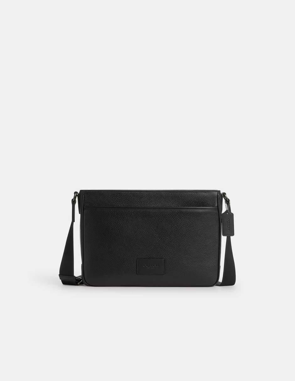 Maletín de cuero con compartimiento para laptop 10 pulgadas y celular