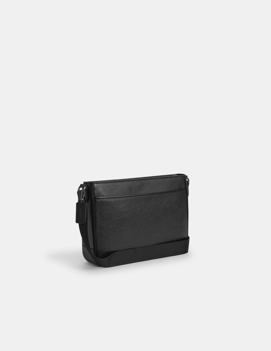 Maletín de cuero con compartimiento para laptop 10 pulgadas y celular