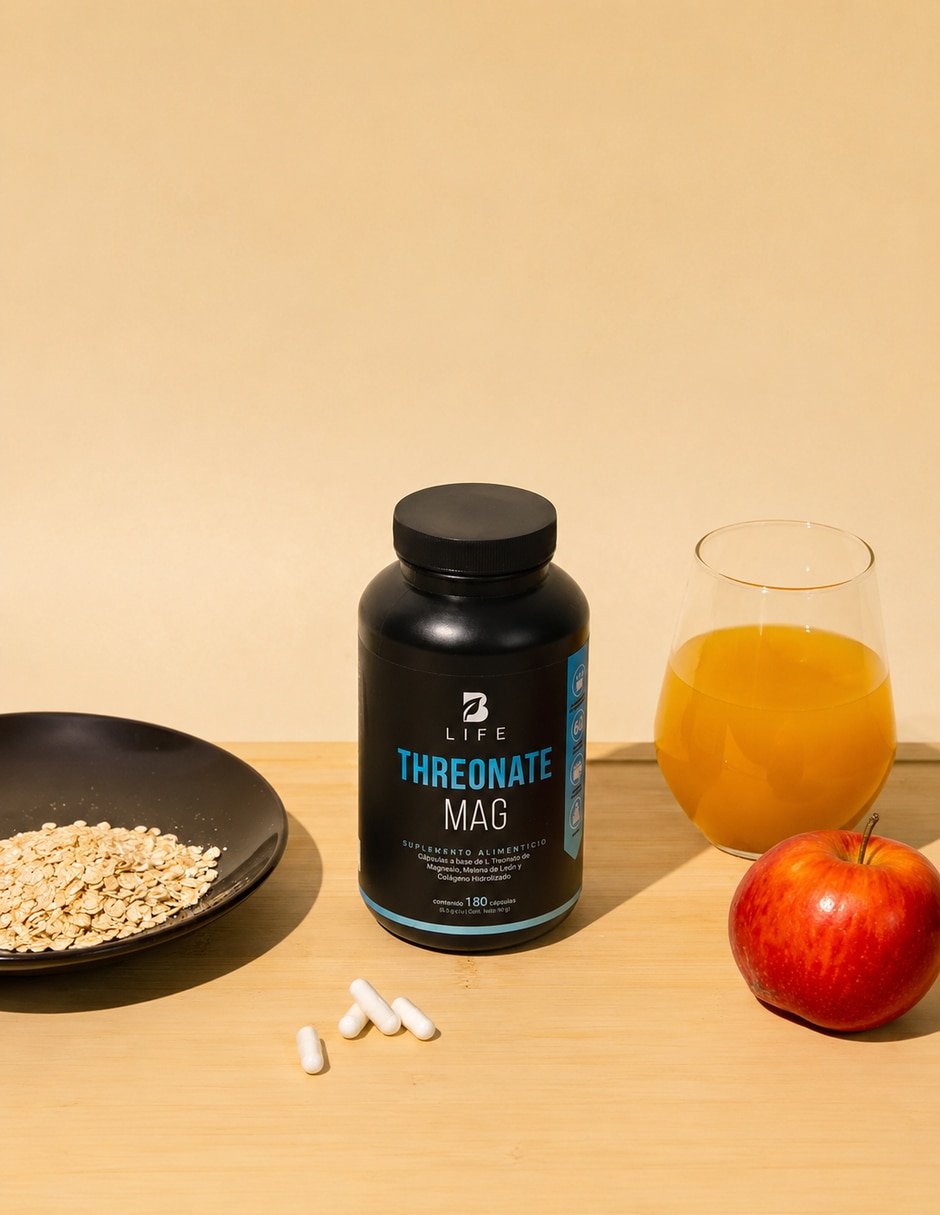 Threonate mag Vitamina B LIFE Cápsulas para (si aplica) Unisex 3