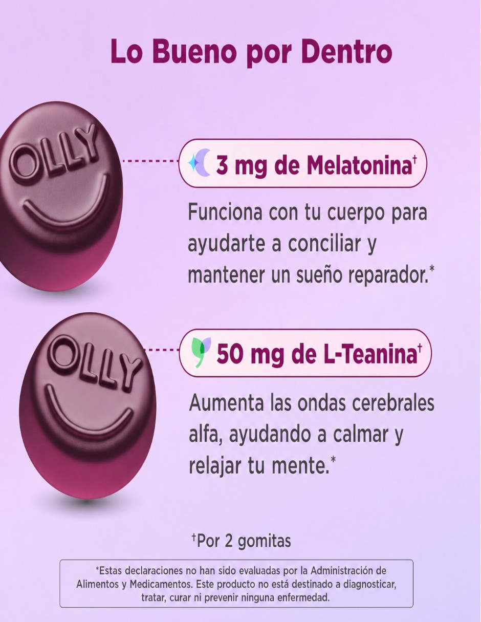 Melatonina para un sueño reparador sabor mora de 110 Gomitas