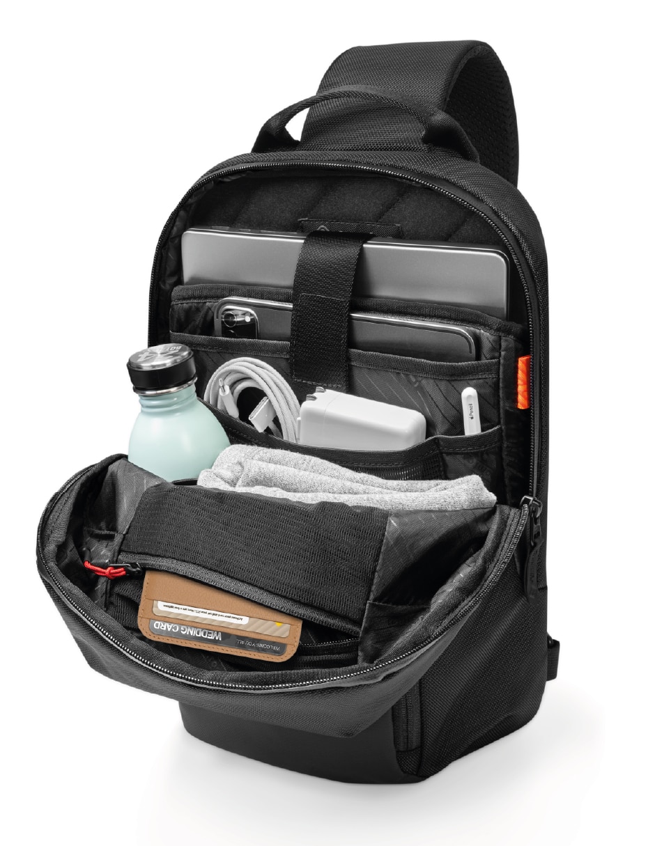 Mochila bandolera impermeable unisex 6