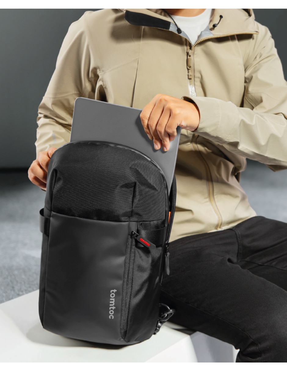 Mochila bandolera impermeable unisex 7