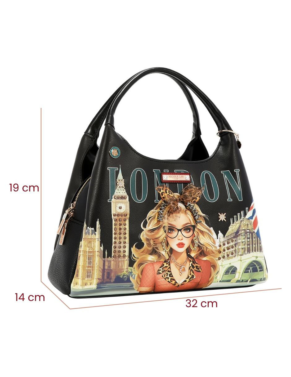 Bolsa hobo london eye para mujer 4