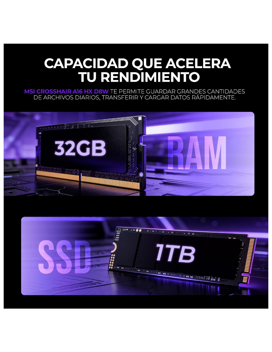 Laptop gamer No D8WFKG-015U 16 pulgadas QHD+ AMD Ryzen 9 NVIDIA GeForce RTX 5060 32 GB RAM No aplica 1 TB 3