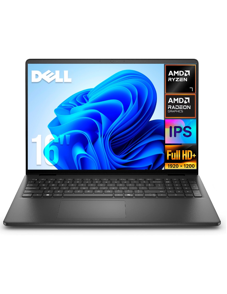 Laptop touch DC16255 16 pulgadas Full HD+ AMD Ryzen 7 Integradas 16 GB RAM 512 GB