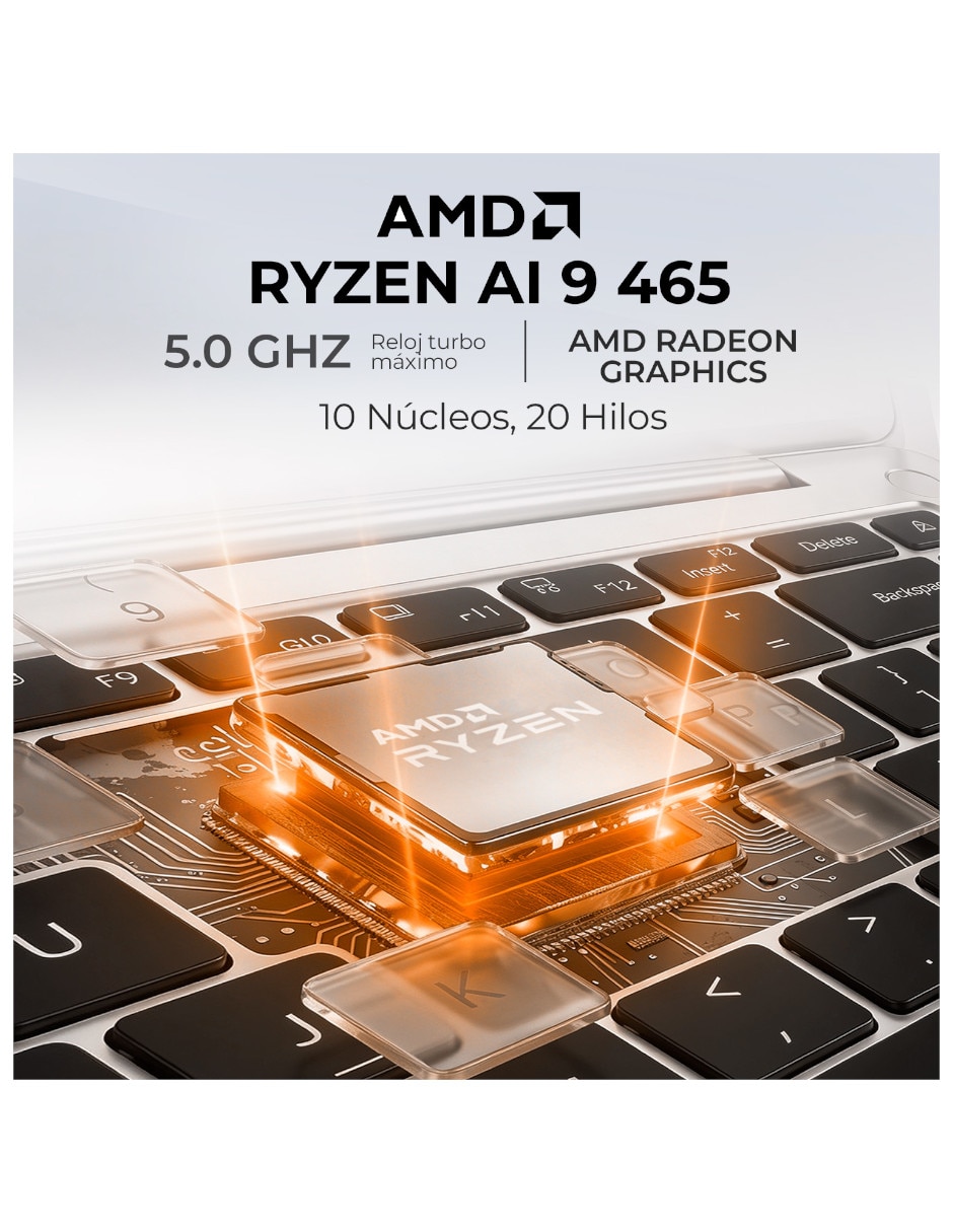 Laptop touch NX.JY5AA.001 16 pulgadas WUXGA AMD Ryzen AI 9 Integradas 32 GB RAM 1 TB 3