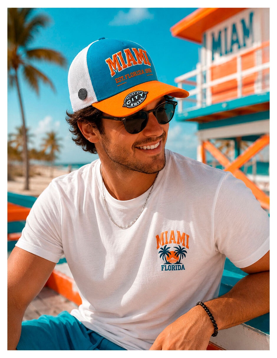 Gorra visera curva snapback casual para hombre 6