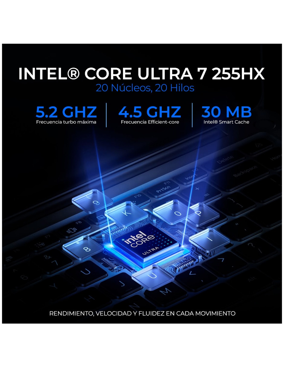 Laptop gamer No VECTOR16HXA2275 16 pulgadas Full HD+ Intel core ultra 7 NVIDIA GeForce RTX 5070 Ti 16 GB RAM No aplica 1 TB 6