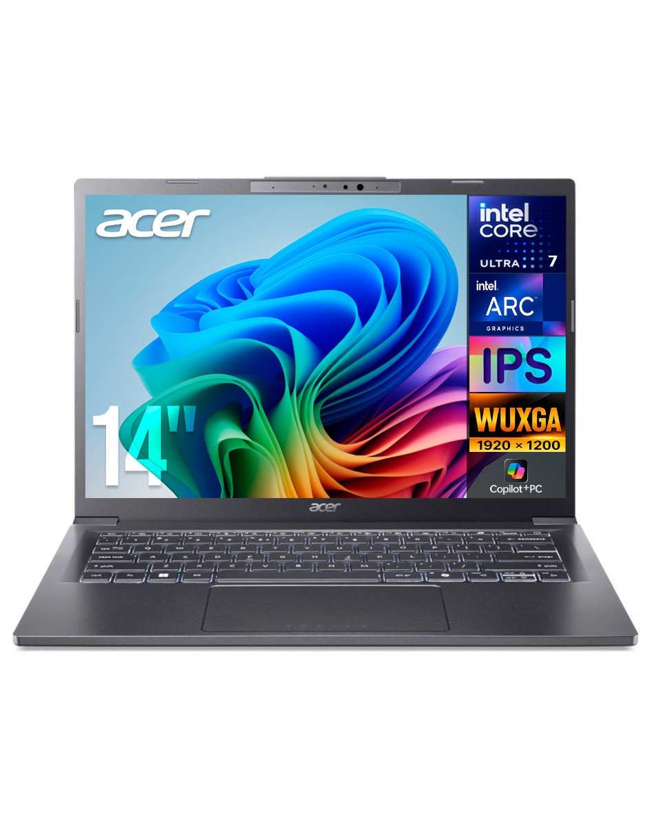 Laptop Sí NX.JDJAA.003 14 pulgadas WUXGA Intel core ultra 7 Integradas 32 GB RAM No aplica 1 TB