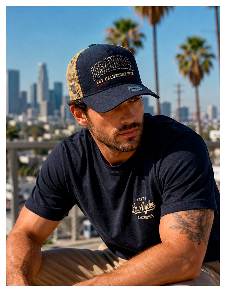 Gorra visera curva snapback casual para hombre 6