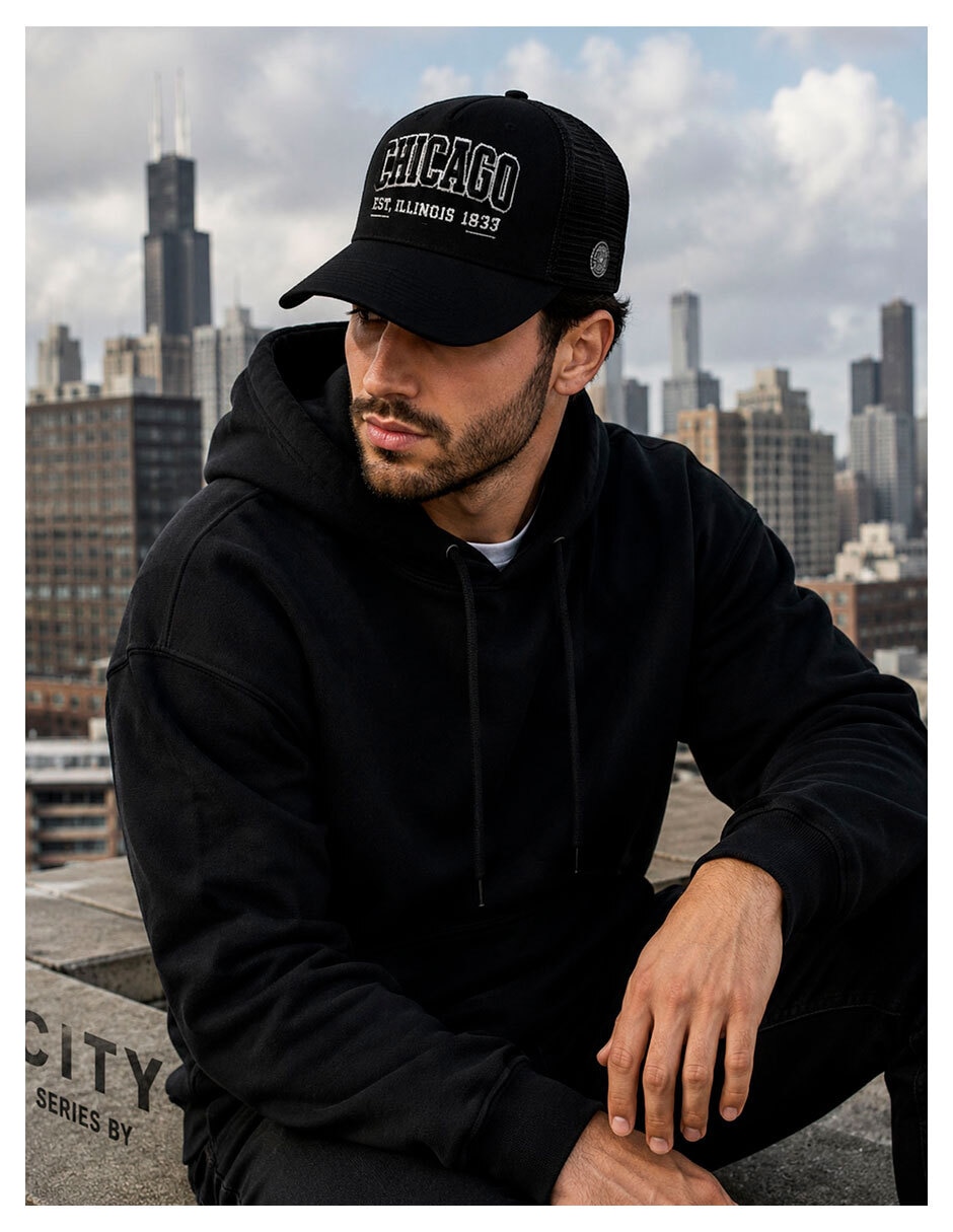 Gorra visera curva snapback casual para hombre 6