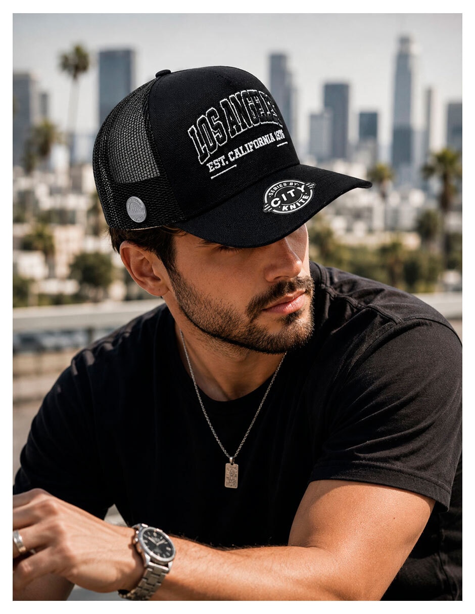 Gorra visera curva snapback casual para hombre 6