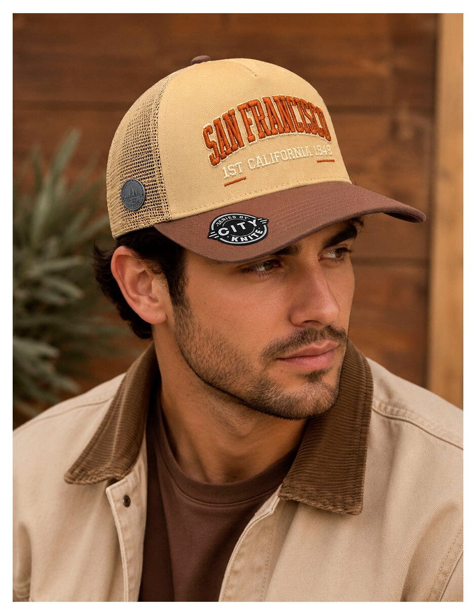 Gorra visera curva snapback casual para hombre 6