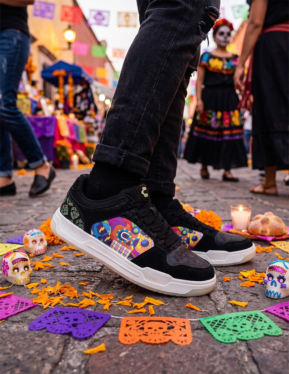 Tenis de piel trendy para hombre 7