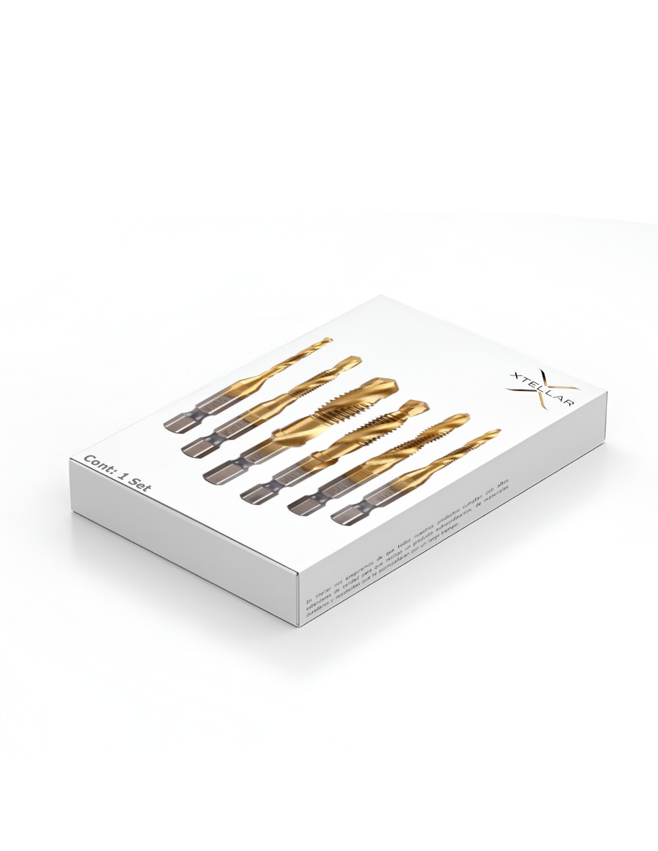 Juego brocas con 6 piezas