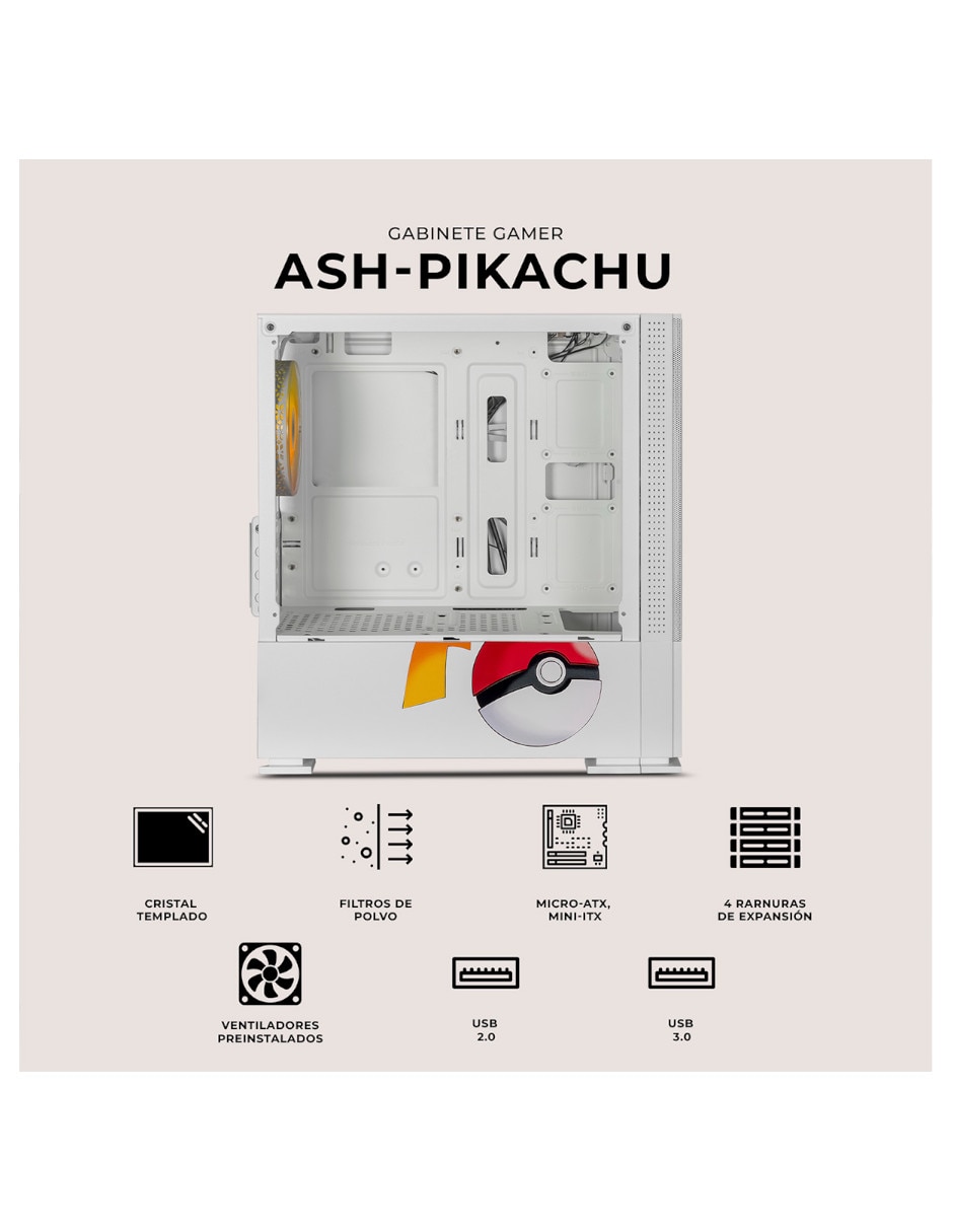 Gabinete ash-pikachu edition 8