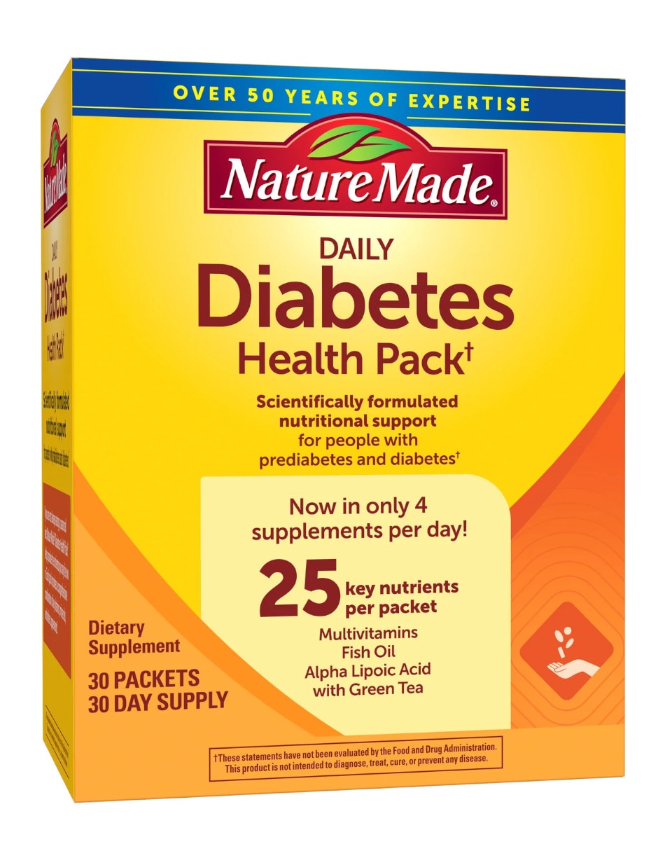 Diabetes Health Pack NATURE MADE con multivitaminico