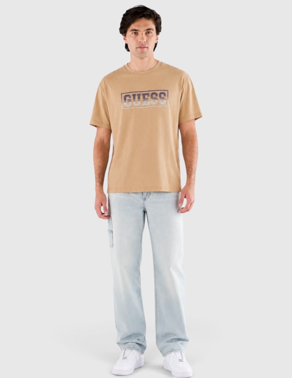 Playera cuello redondo para hombre