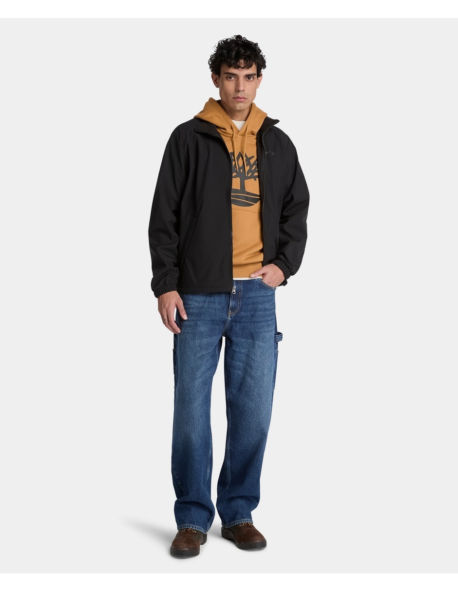 Chamarra casual timberland impermeable de mezclilla para hombre
