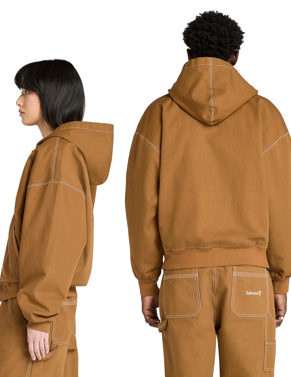 Chamarra casual de algodón para hombre