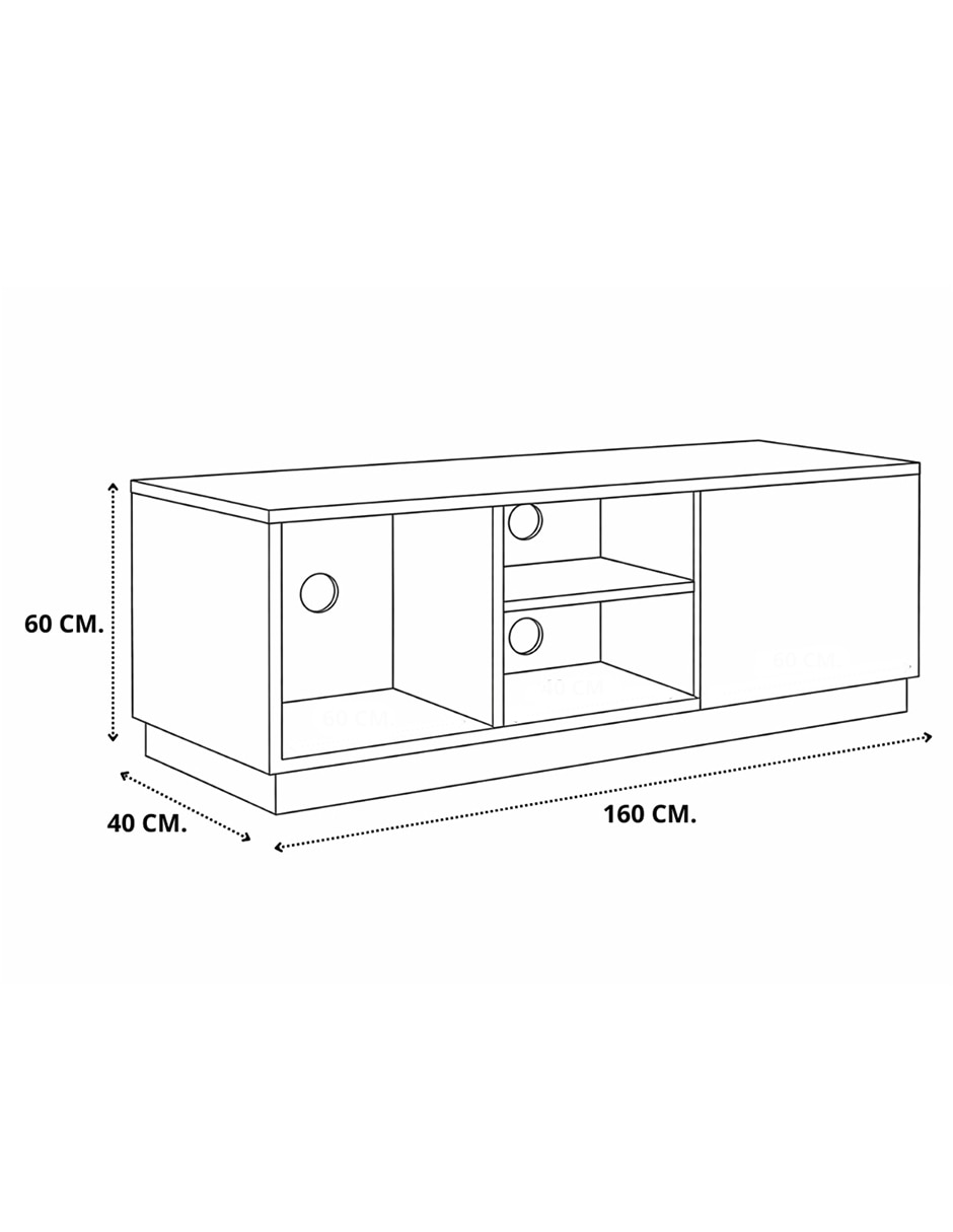 Mueble de tv armable 8