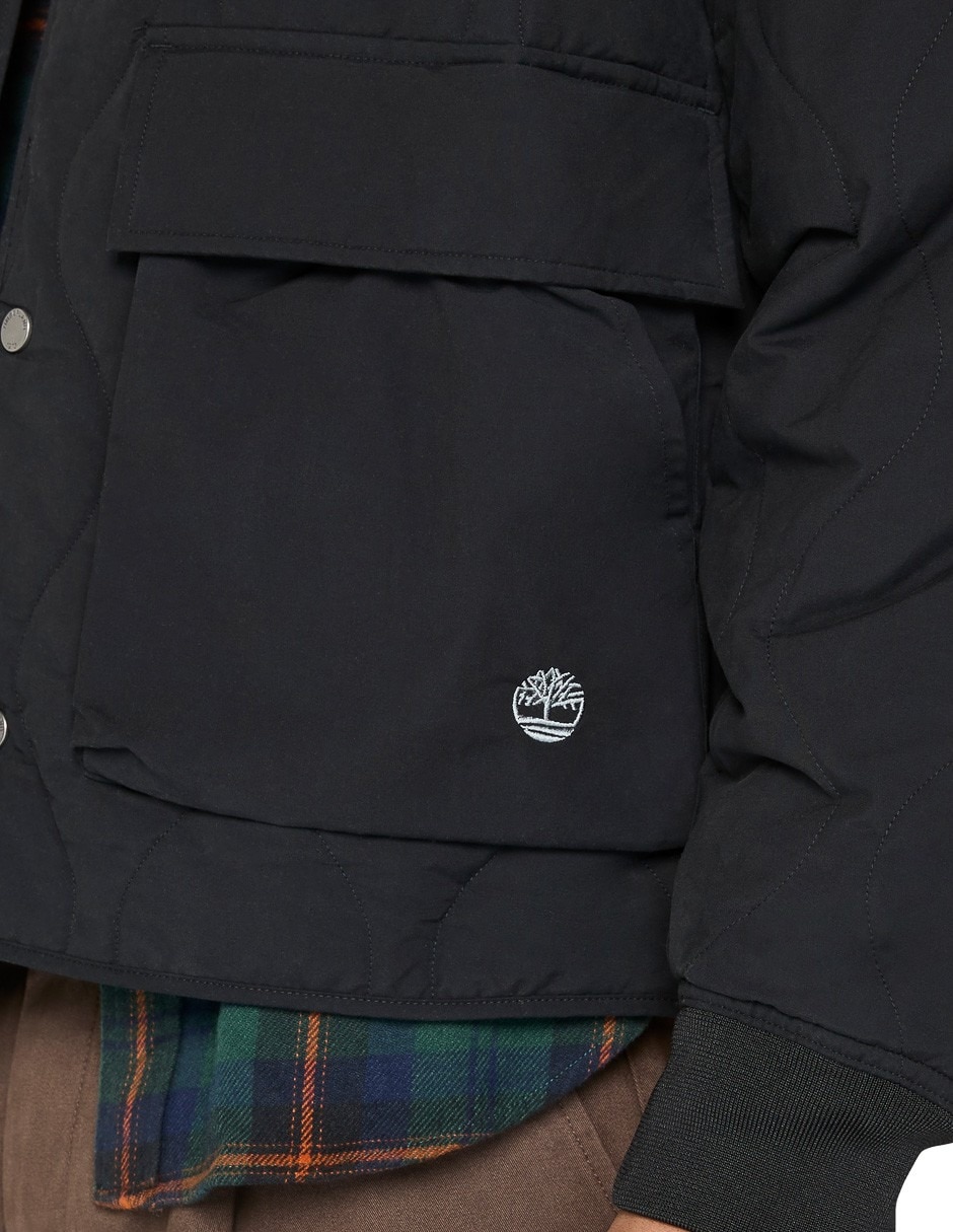 Chamarra casual timberland de algodón para hombre
