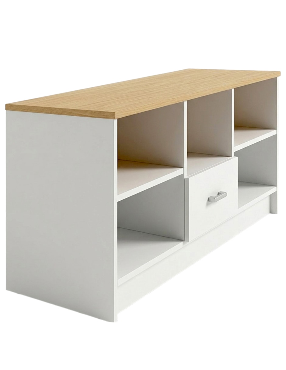 Mueble de tv armable de melamina 4