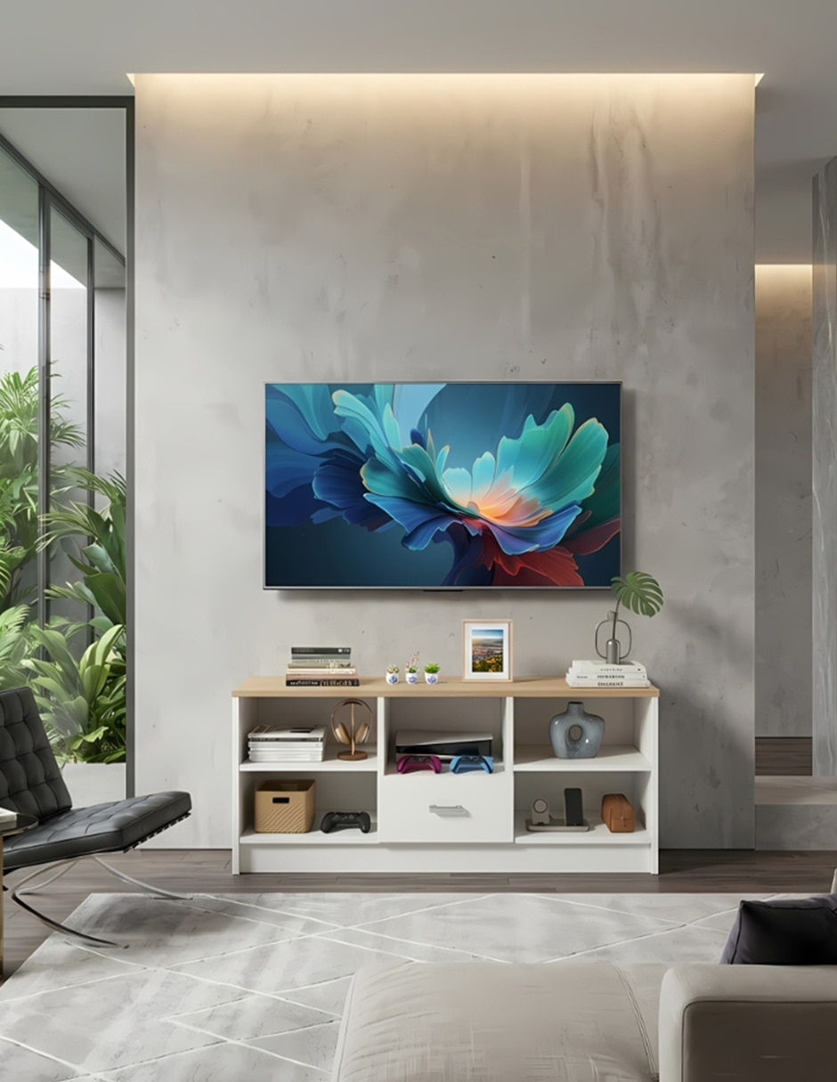 Mueble de tv armable de melamina 5